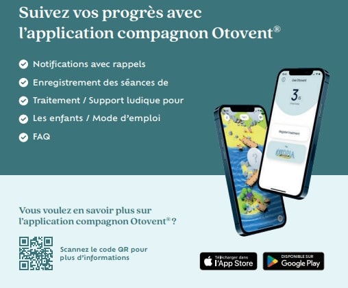 Application Otovent pour enfants